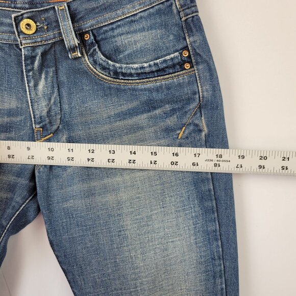 Diesel Low Rise Boot cut Jeans Medium Wash Size 25 - Picture 11 of 13